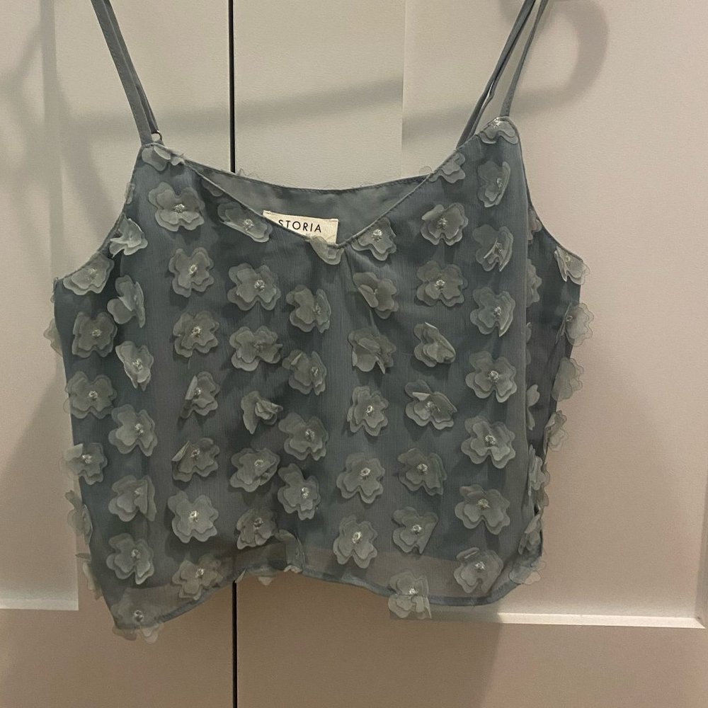 Storia 3D Flower Tank Top